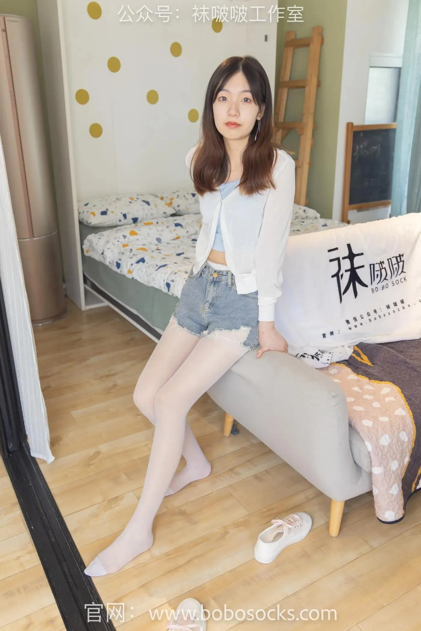 [BoBoSocks袜啵啵]NO.102 小甜豆-板鞋、白丝 [140P]插图6